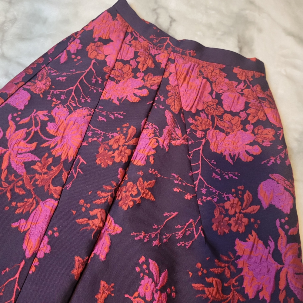 Anthropology Eva Franco High-Low Floral Skirt - Picture 3 of 13